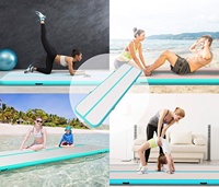 3m 4m 5m 6m 8m 10m 12m 15m gonflable Airtrack Basketball Football Court Tumbling Gym Mat Air Track for Gymnastics Practice