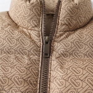 Men's Solid Canvas Puffer <b>Jacket</b> <b>Hooded</b> Collar Zipper Closure Winter Streetwear Outerwear Polyester Wadding Regular Fit - Product Image 5