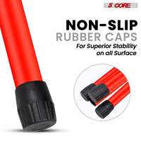 Paires de supports d'enceintes 5 Core réglables, trépieds de 54 pouces, capacité de 132 lb, montage 35 mm pour DJ et sonorisation