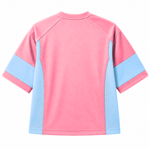 เสื้อฟุตบอลผู้หญิง Jack And Jill Of America แบบวิบวับ คอวี แขนสั้น ผ้าตาข่าย ระบายความชื้น เสื้อทีมสำหรับการแสดง - Product Image 4