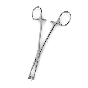 Pinzas Quirúrgicas de Acero Inoxidable con Punta Fina y Mecanismo de Bloqueo, Equipo Estéril para Procedimientos de Quirófano - Product Image 6