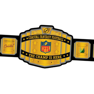 Ceinture de championnat de football Coastal Fantasy, ceinture de titre personnalisable, le champion est là, récompense sportive personnalisée - Product Image 2