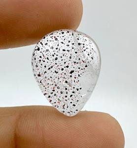 Cabujón de piedra preciosa Super Siete natural de 25.00 quilates, cabujón Super Siete de buena calidad para la fabricación de joyas, tamaño 23X18X9MM - Product Image 2