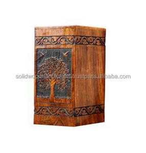Handmade Wooden Urn <b>Box</b> <b>For</b> Adult <b>Ashes</b> Funeral Urns Burial Urns With High Quality - Product Image 6