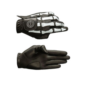 Custom Logo Cabretta Leather Hook and Loop Full Finger Anti-Slip Soft Breathable Golf Gloves Wholesale Price Men - Product Image 2