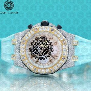Reloj de Lujo para Hombre Charm_Jewells, Caja de Acero Inoxidable de 40 mm, Movimiento Mecánico Analógico, Cristal de Zafiro, Cronógrafo, Correa Vintage - Product Image 5