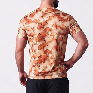 Camiseta de verano de rendimiento avanzado para hombre, tela de primera calidad, tacto suave, transpirable, estilo urbano. - Product Image 2