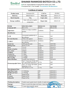 Коэнзим <span class=keywords><strong>Q10</strong></span> RAINWOOD в порошке, 98% убихинона, CAS 303-98-0, в наличии - Product Image 2