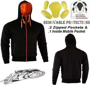 Veste de moto homologuée CE, amovible, coupe-vent, imperméable, respirante, en coton, absorption des chocs accrue, course automobile - Product Image 1