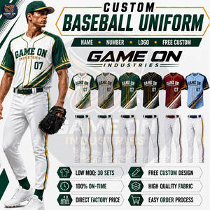 Tenues de baseball sublimées personnalisées pour équipes sportives jeunes, légères, respirantes, à boutons, pour la vente en gros - Product Image 5