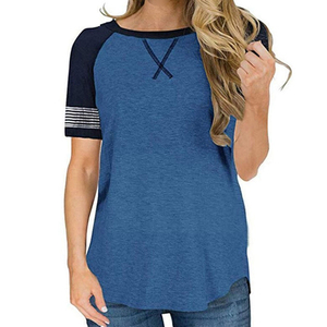 Women Printed Summer Casual Tee Shirt Breathable Cotton <b>Tops</b> Short Sleeve Lightweight Comfortable Female Wear - Product Image 5