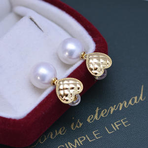 Pendientes de Perlas de Agua Dulce Mate de Plata S925 para Mujer, 10-11 mm, Grandes, Blancas, con Luz Intensa, Ligeras Imperfecciones, 100% Naturales - Product Image 3