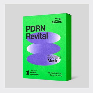 Mascarilla facial para hombre ITSSKIN It's Skin Dr. Savers PDRN Revital Serum Mask, 10 unidades, 1 paquete de mascarillas faciales - Product Image 3