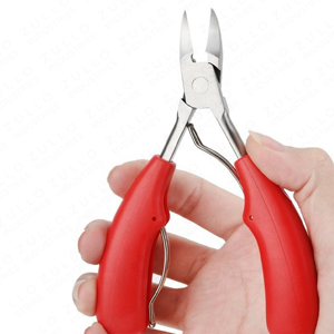 Cortauñas Profesional de Acero Inoxidable Rojo de Alta Resistencia para Uñas Gruesas, Herramienta de Pedicura con Logotipo Personalizado - Product Image 6