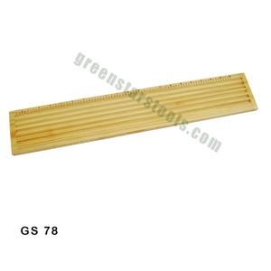 Bead <b>Stringing</b> Board Natural Polish Jewelry Making Tool 22 x 4 x 0.5 Inch Precision Groove Design | Item No GS-78 - Product Image 1