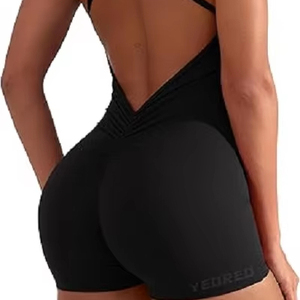 Compression Yoga <b>Leggings</b> with Flexible Spandex Knitted Fabric Solid <b>Pattern</b> Breathable for Women - Product Image 1