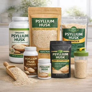 WARRLY Qualité Export Psyllium Husk Isabgol 100% Naturel Fibre Soluble Sans Gluten Qualité Alimentaire Approvisionnement en Vrac OEM Marque Privée - Product Image 1