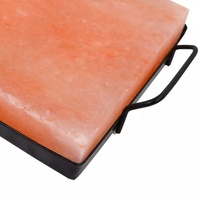 Plaques de cuisson au sel de l'himalaya, cristal naturel, carreaux de sel de roche, assiettes pour Barbecue