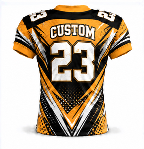 Uniforme de Fútbol Americano Personalizado OEM, Conjunto de Jersey Transpirable de Poliéster, Ropa Deportiva de Equipo, Diseño Sublimado de Alta Calidad - Product Image 3
