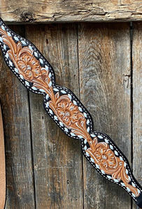 Ensemble de têtière et de cuirasse de parade Western en cuir de qualité supérieure à un prix abordable - Product Image 3