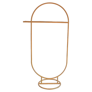 Expositor de Ropa Plegable de Metal Resistente, Moderno y de Lujo, con Recubrimiento en Polvo, Personalizable, Portátil, para Exhibición en Tiendas, OEM ODM - Product Image 1