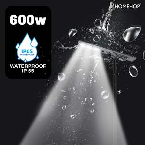 Farolas Solares Homehop de 600 Watts para Exteriores con Cámara de Seguridad, Lámpara con Sensor de Movimiento LED de 135, Impermeable, con Control Remoto - Product Image 5