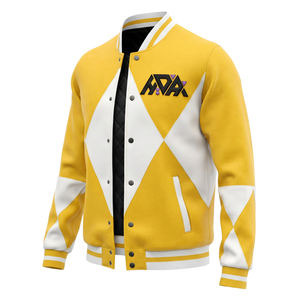 Veste universitaire en laine pour hommes, style baseball, avec broderies personnalisées, fermeture à boutons-pression, manteau bomber – Fournisseur OEM ODM en gros - Product Image 4