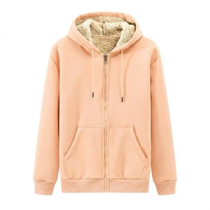 100% Cotton Terry Fabric Winter hoodie Hood Print Oversized hooded Heavy <b>weight</b> Zip up Hoodies Custom Hoodie Manufacturer - Product Image 3