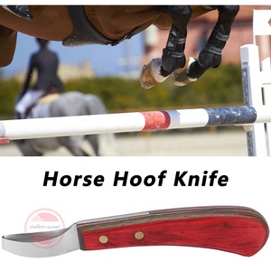 Cortador de polipasto Circular, cuchillo de polipasto, mango de madera cómodo, herramientas de animales y veterinaria - Product Image 6