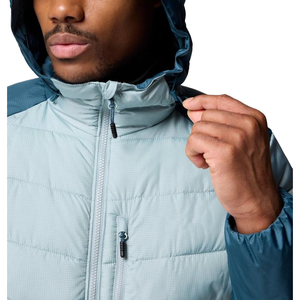 Chaqueta de Invierno para Hombre, Acolchada, con Capucha, Repelente al Agua, para Exteriores, 340 GSM, Poliéster, Aislamiento Térmico, OEM - Product Image 5