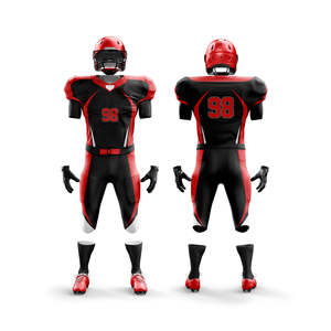 Uniforme de Fútbol Americano Personalizado en Color, la Mejor Calidad, 100% Poliéster, Nuevo Estilo, Mangas Cortas, Transpirable - Venta en Línea - Product Image 3