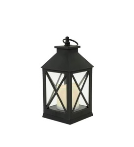 Deluxe Quality Style Galvanized Metal & Glass Lantern Iron Candle Lantern Perfect For Indoor Outdoor Events And Home Decoration - Product Image 2