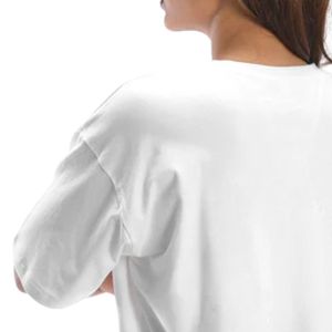 Camiseta Deportiva para Mujer, Color Blanco, Transpirable, Ligera, Informal, de Secado Rápido, para Fitness, Entrenamiento, Running y Actividades Deportivas - Product Image 6