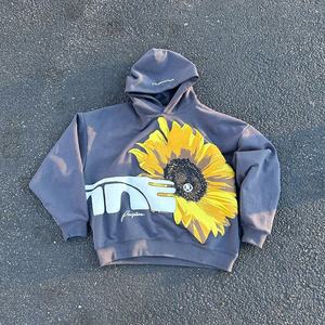 Sudaderas básicas de mezcla de algodón para hombre Sudaderas con capucha de entrenamiento de invierno de peso pesado - Product Image 1