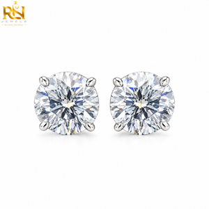 Boucles d'oreilles pendantes en diamant de laboratoire floral, taille rose, en or 9K, 14K, 18K, bijoux de luxe raffinés |   Boucles d'oreilles de mariée personnalisées, chic et élégantes - Product Image 1