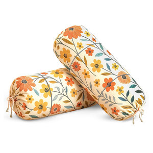 Luxury Knitted Cotton Polyester Fabric Cushion Sleeve Soft <b>Bolster</b> <b>Pillow</b> <b>Cover</b> for Home Bedroom Sofa Guest Room Daily Use - Product Image 1