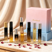 Botol Parfum Minyak Kaca Kotak Mini Mewah Kosong Anti Bocor Tutup Ulir 5ml/10ml/15ml Pompa Semprot Sablon Sutra Kotak Frost Jiangsu