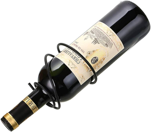 Porte-bouteilles à vin en métal, décoration de cuisine, salle à manger, bar, porte-bouteilles en fer, artisanat de haute qualité - Product Image 5