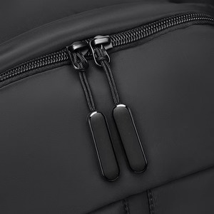 Unisex <b>Nylon</b> <b>Backpack</b> Zipper Closure Waterproof Design Large Capacity Minimalist Style Softback Shoulder Strap Multi-Function - Product Image 6