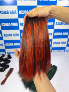 Meilleure Vente Directe Usine Cheveux Humains Vietnamiens 100% Vierge Remy Lisses Comme des Baguettes, Tissage Effet Peau, Teinture Colorée, Sans Nœuds, Sans Perte - Product Image 4