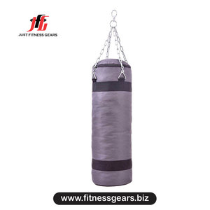 Sac de frappe de boxe en PU, durable, rempli de sable, avec fermeture éclair, pour adultes - Product Image 2