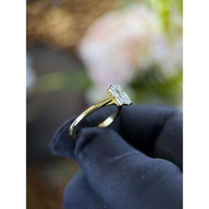 Premium 925 Sterling Silver <b>Diamond</b> <b>Ring</b> with Polished Finish for Engagement Wedding Anniversary and Everyday Fashion Jewelry - Product Image 5