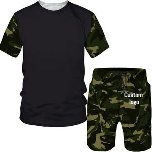 Ensembles de t-shirts et shorts décontractés pour hommes pour l'été avec options de logo, couleur et taille personnalisées - Product Image 6
