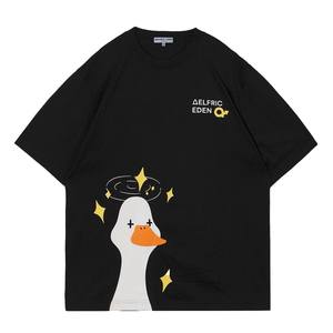 T-shirt Homme Oversize Imprimé Puff Manches Courtes Style Urbain Tendance Coton Respirant Été Décontracté Hip Hop Motif Graphique - Product Image 5