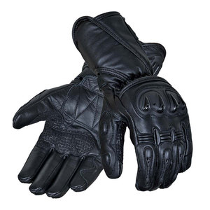 Guantes de Motocicleta de Cuero, Protección Completa para los Dedos, Antideslizantes, Resistentes al Desgaste, Unisex, Alpha Racing Hook - Product Image 1