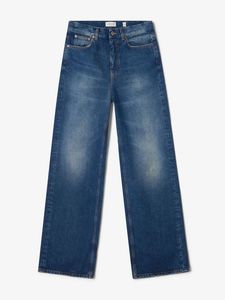 Jean en denim ample et droit pour homme, nouvelle conception, taille mi-haute, respirant, en coton et élasthanne, pantalon décontracté pour l'été et l'automne - Product Image 2