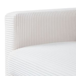 โซฟาผ้าลูกฟูกสองที่นั่ง รุ่นโมเดิร์น 2140 สำหรับห้องนั่งเล่น ห้องนอน สำนักงาน และพื้นที่ขนาดเล็ก สีเบจ (2140BG) - Product Image 3