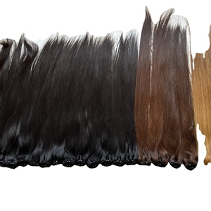 ยอดนิยมเวียดนามคุณภาพดีที่สุดขายส่งผมสีจํานวนมากไม่มีการพันไม่มีการหลั่งไหลของไหมและการต่อผมมนุษย์ที่อ่อนนุ่ม - Product Image 6