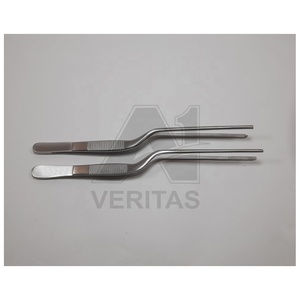 Fórceps de bayoneta de dientes y sin dientes de alta calidad, VERITAS, utilizados para sujetar tejidos superficiales, clip de hemolock, instrumento médico - Product Image 5