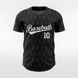 Maillots de baseball style universitaire, maillots de baseball rétro, coupe athlétique, streetwear, vente en gros - Product Image 3